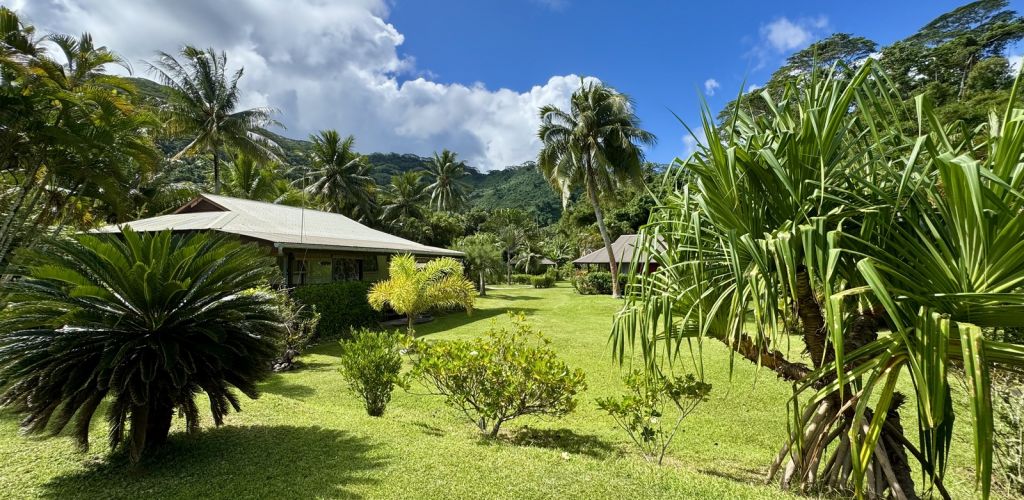 Pension Titaina Taha'a - Garten - Tahiti