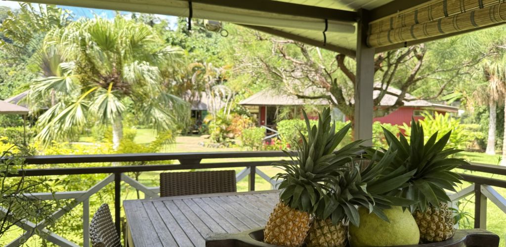 Pension Titaina Taha'a - Garten - Tahiti