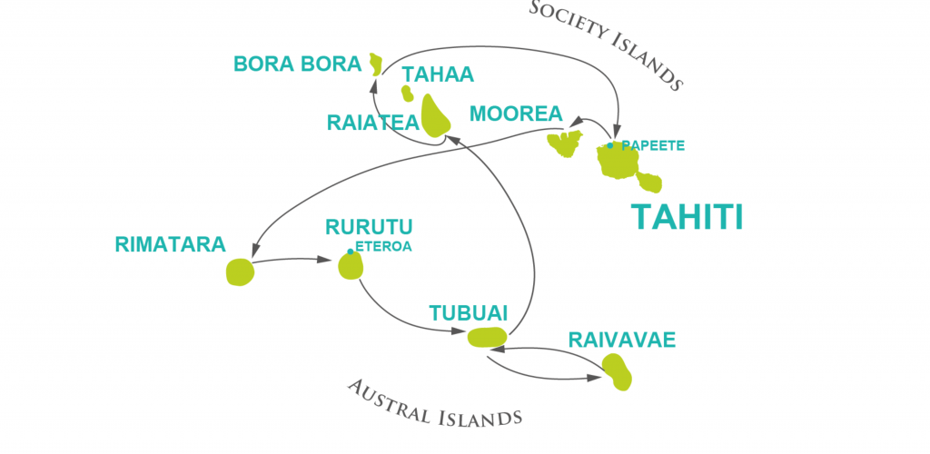 Kreuzfahrt Aranoa - Schiff - Tahiti