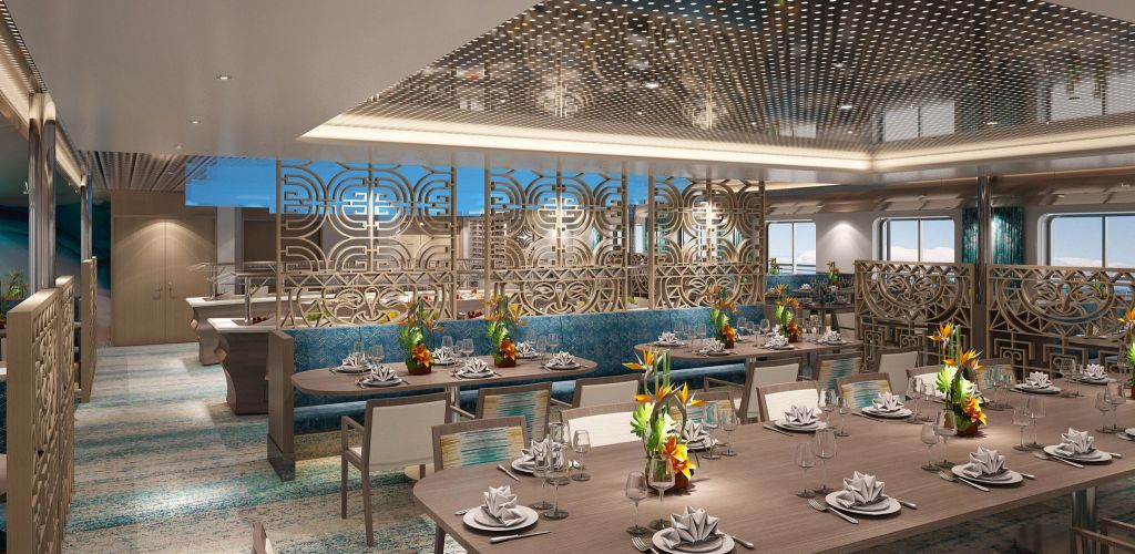 Kreuzfahrt Aranoa - Restaurant - Tahiti