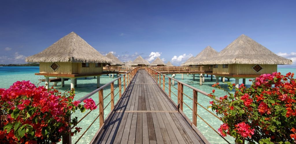 Hotel Intercontinental Le Moana Bora Bora - Steg - Tahiti