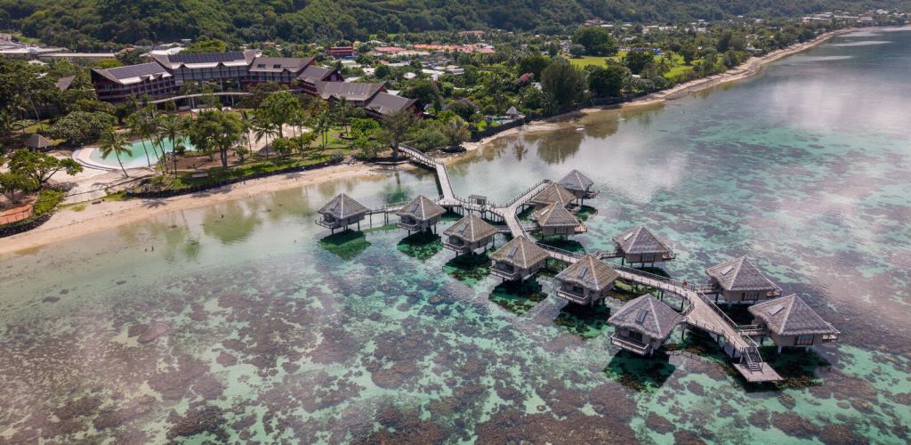 Hotel Tahiti Lagoon Resort - Überwasserbungalows - Tahiti