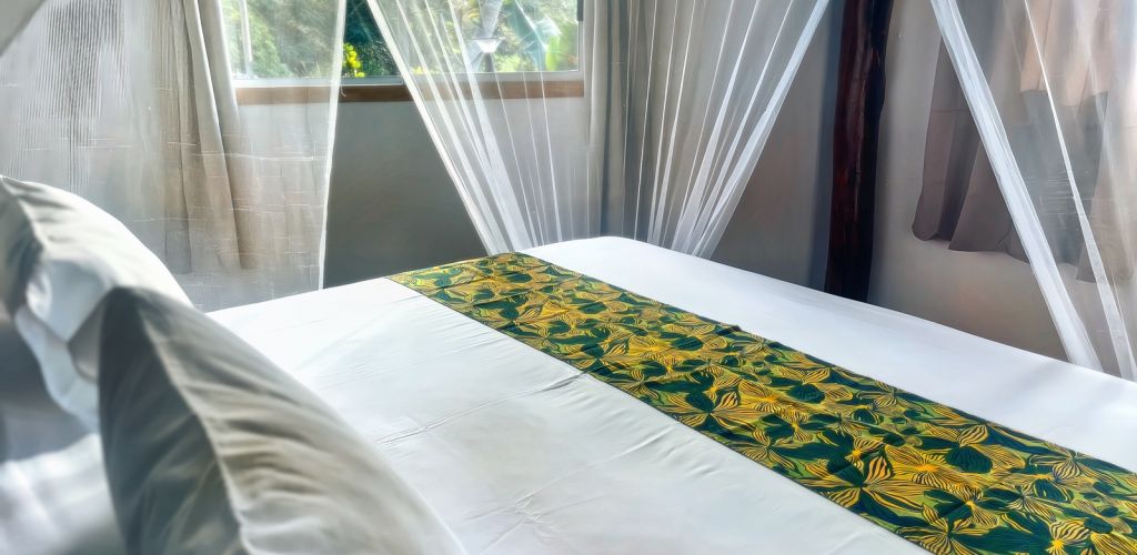 Pension Fare Oviri Lodge Raiatea - Innenansicht Bungalow - Tahiti