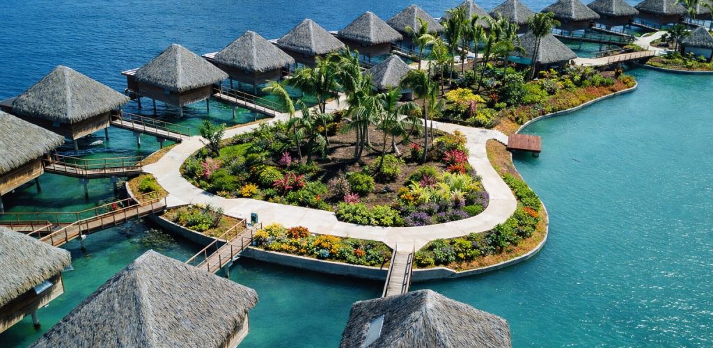 Hotel Bloody Mary's Hotel - Überwasserbungalows - Tahiti