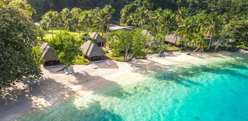 Hotel Le Mahana Huahine - Luftaufnahme - Tahiti