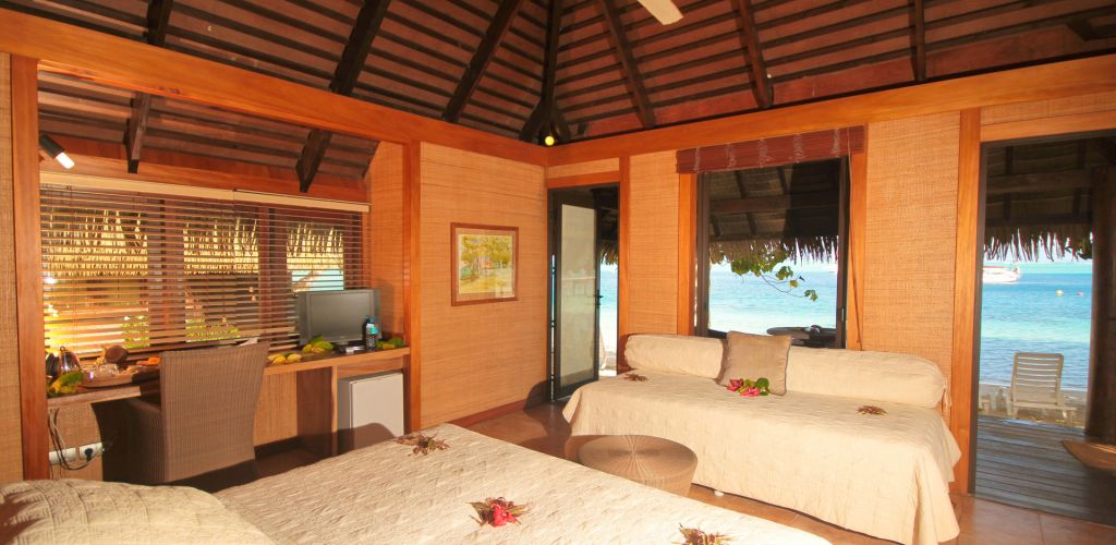 Hotel Le Mahana Huahine - Strandbungalow - Tahiti