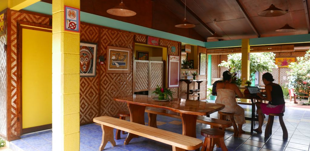 Pension Meherio Huahine - Gemeinschaftsbereich - Tahiti
