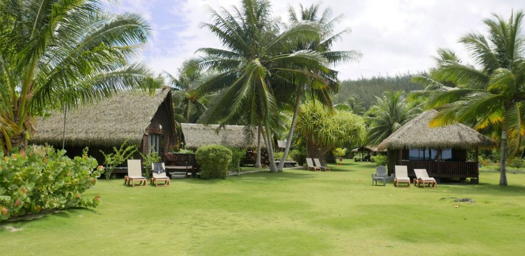 Pension Moana Lodge Huahine - Garten - Tahiti
