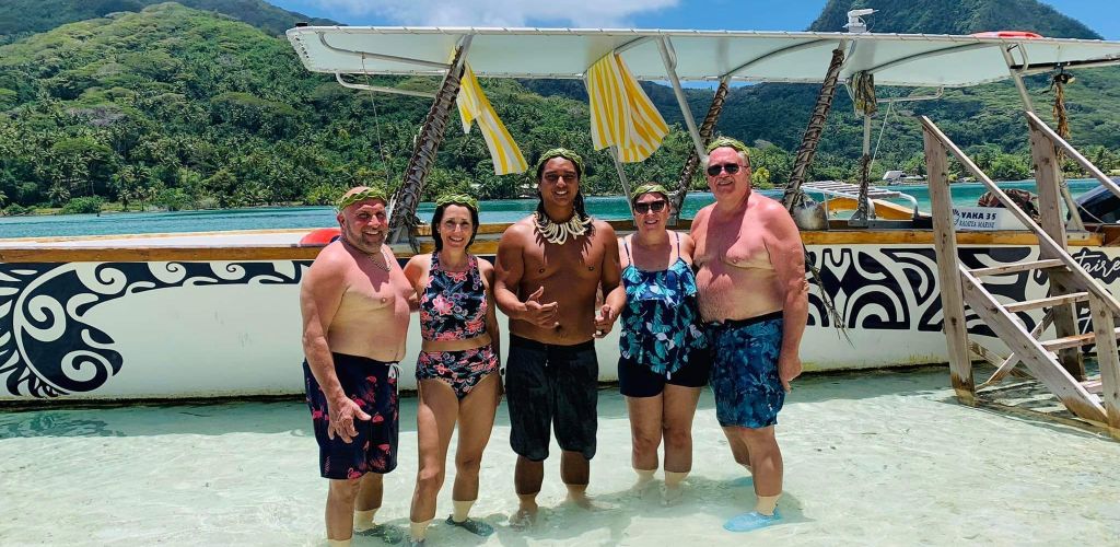 Ausflug Lagunentour mit Auslegerkanu & Mittagessen Huahine - Lagune - Tahiti