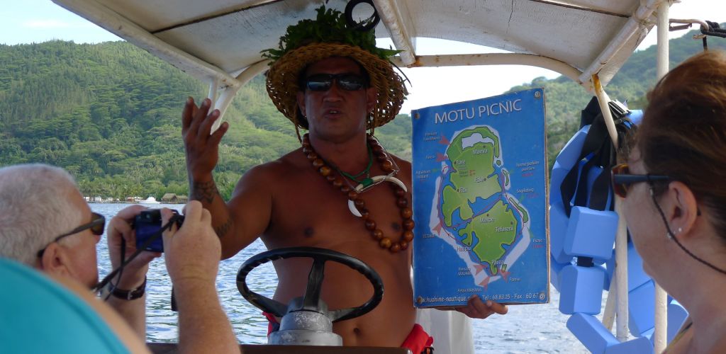 Ausflug Lagunentour mit Motu BBQ & Huahine - Guide - Tahiti