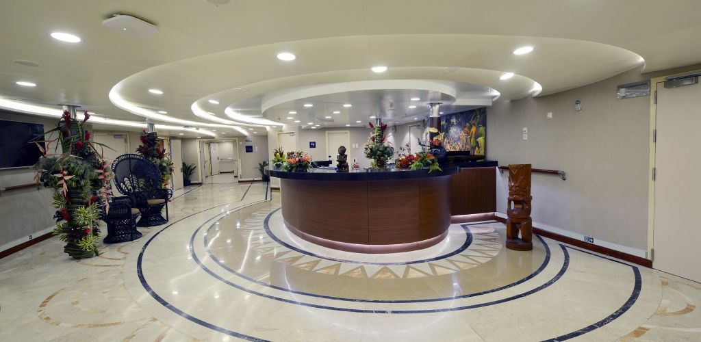 Kreuzfahrt Aranui 5 - Lobby - Tahiti
