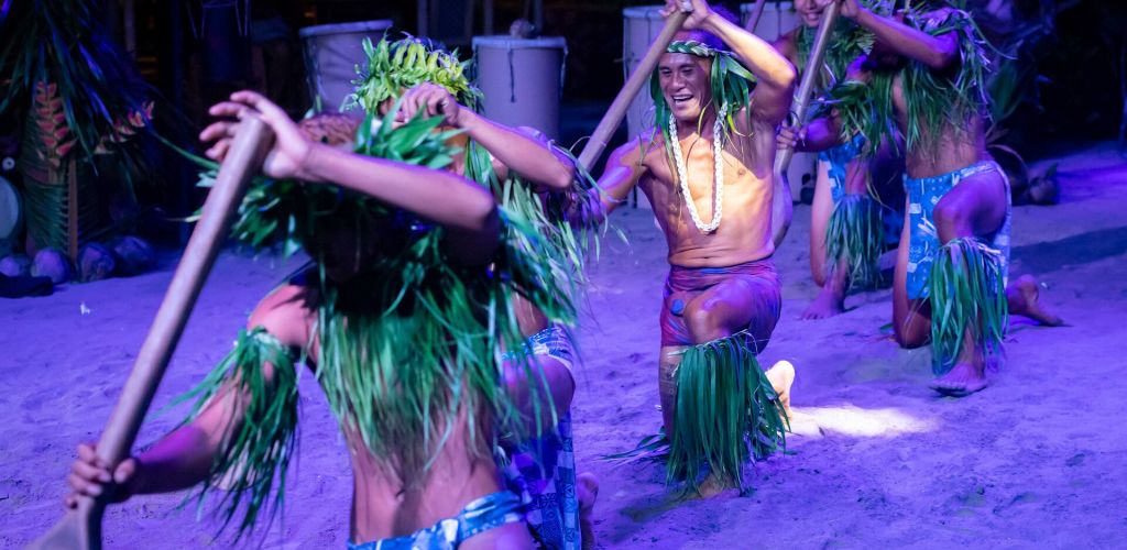Ausflug Show Abend Tiki Village Moorea - Tänzer - Tahiti