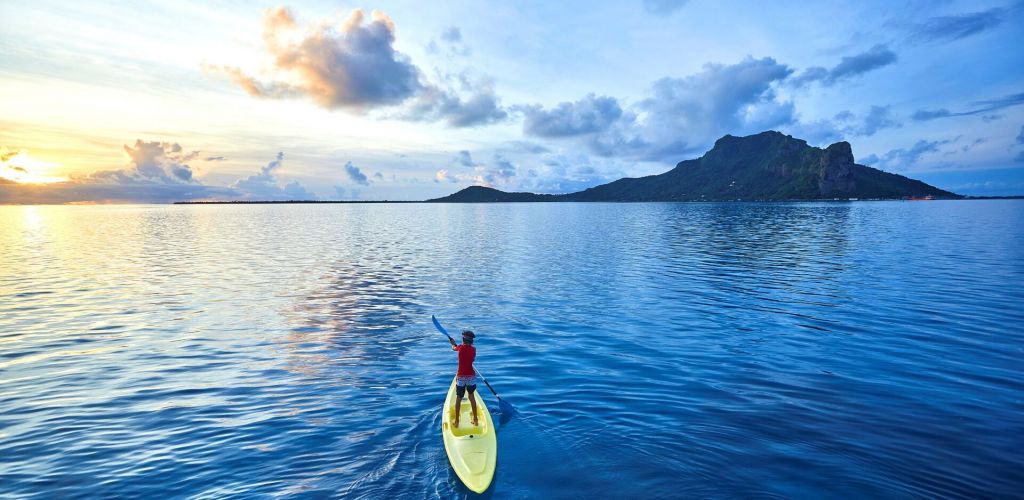 Kreuzfahrt Tahiti Yacht Charter - Stand-up-Paddling - Tahiti