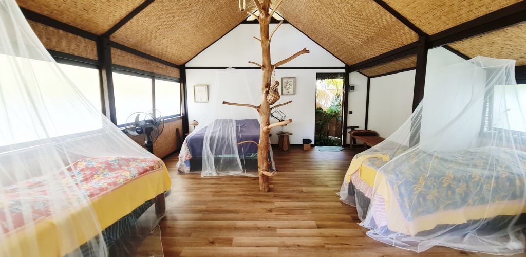 Pension Le Kuriri Maupiti - Bungalow Innenansicht - Tahiti