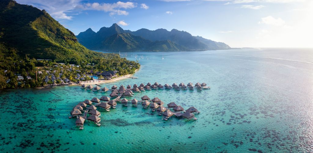 Hotel Hilton Moorea - Luftaufnahme - Tahiti