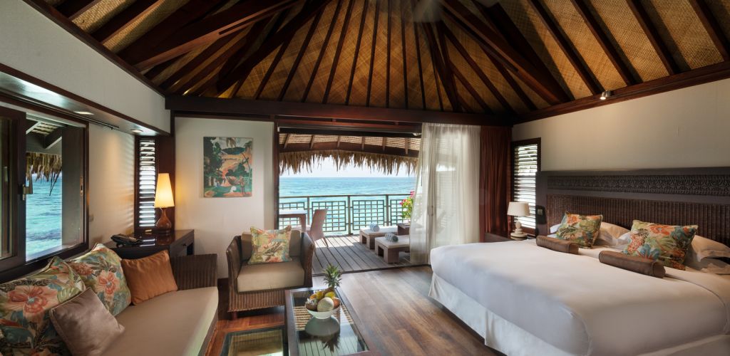 Hotel Hilton Moorea - Überwasserbungalow - Tahiti