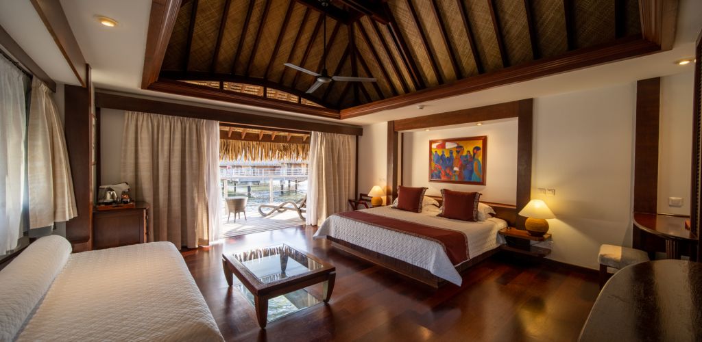 Hotel Manava Beach Resort & Spa Moorea - Überwasserbungalow - Tahiti