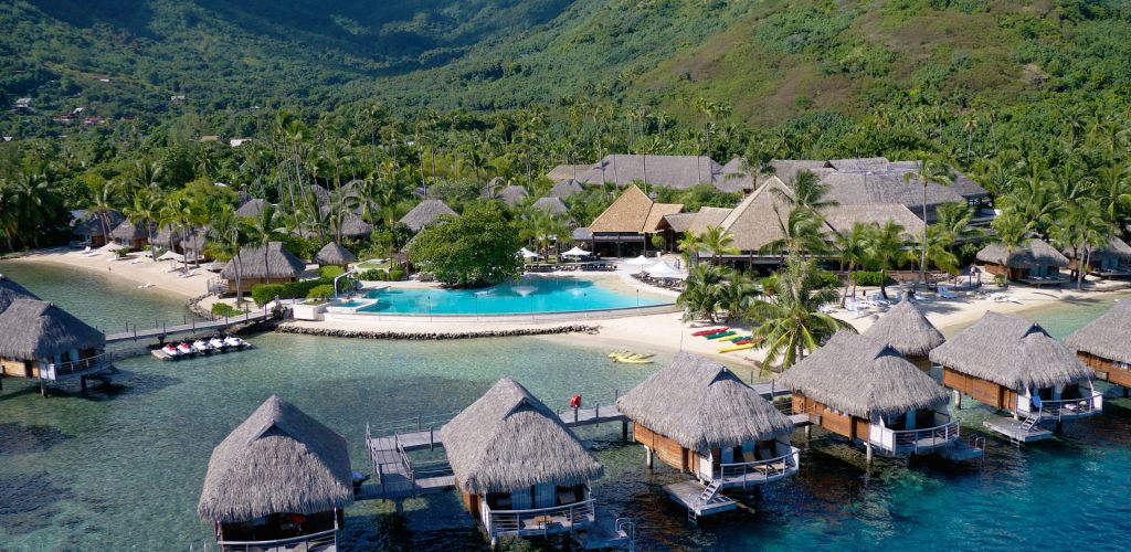Hotel Manava Beach Resort & Spa Moorea - Luftaufnahme - Tahiti