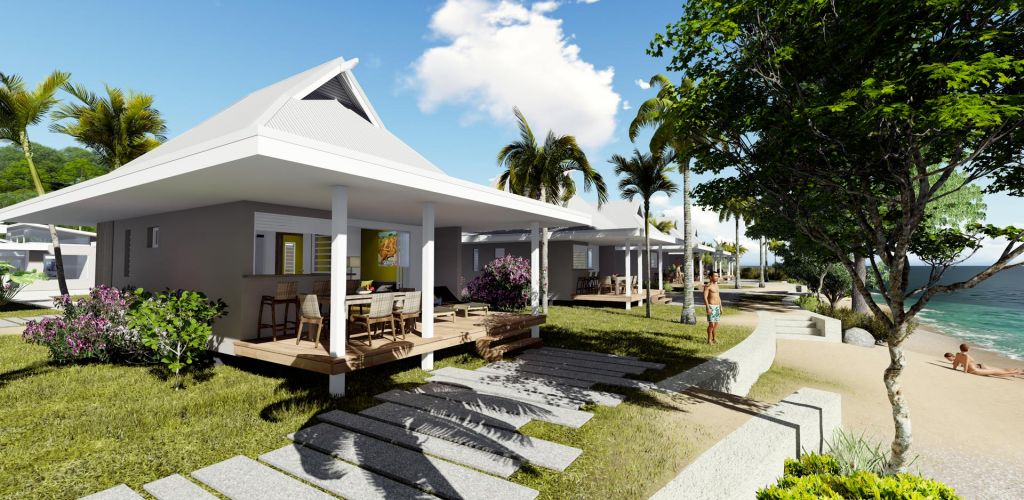 Hotel Niu Beach Moorea - Strandbungalow - Tahiti