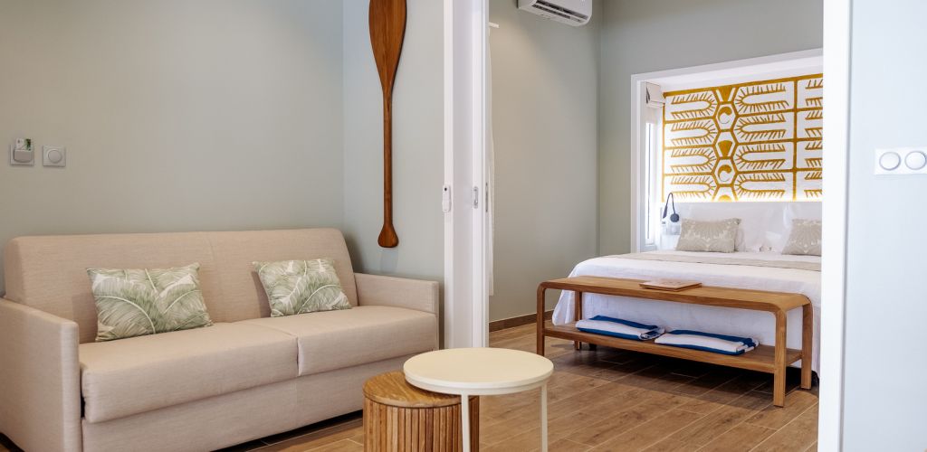 Hotel Niu Beach Moorea - Strandbungalow - Tahiti