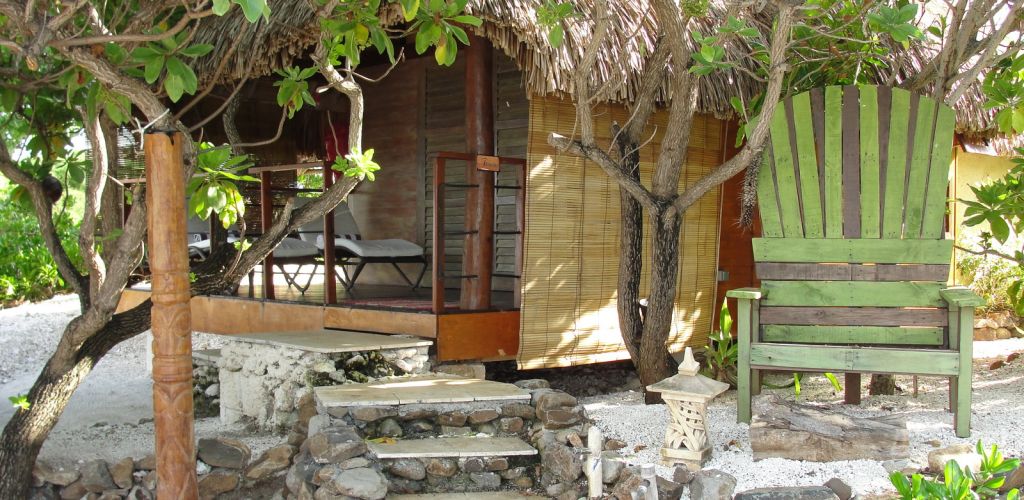 Pension Green Lodge Moorea - Strandbungalow - Tahiti