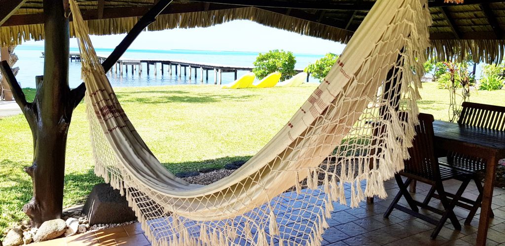 Pension Linareva Moorea Beach Resort - Strandbungalow - Tahiti