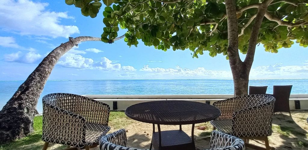 Pension Moorea Beach Lodge - Terrasse - Tahiti