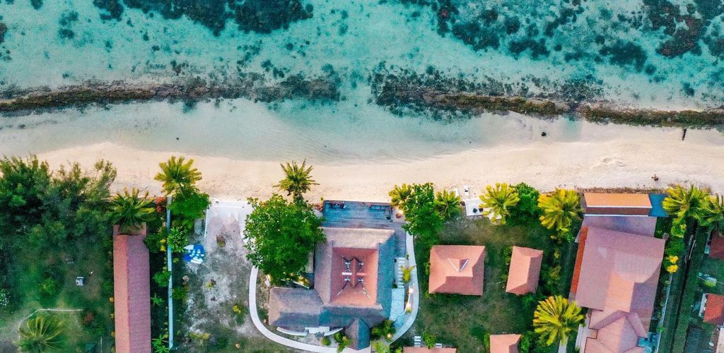 Pension Moorea Island Beach - Luftaufnahme - Tahiti