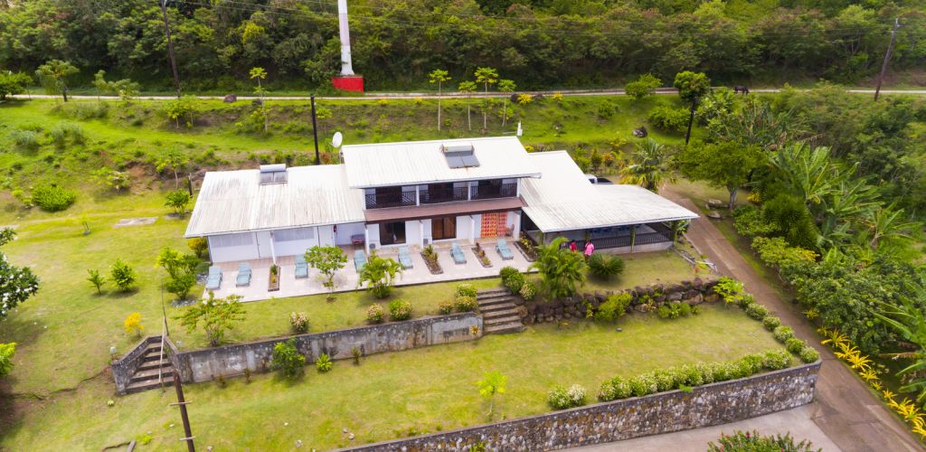 Pension Mave Mai Nuku Hiva - Panoramablick - Tahiti