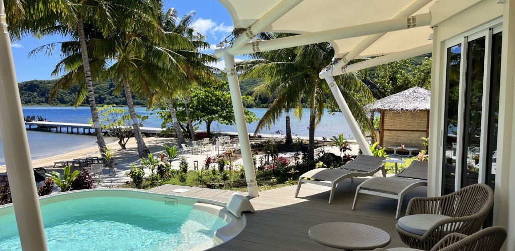 Hotel Apatoa Beach & Garden Village Raiatea - Luxus Strandvilla - Tahiti