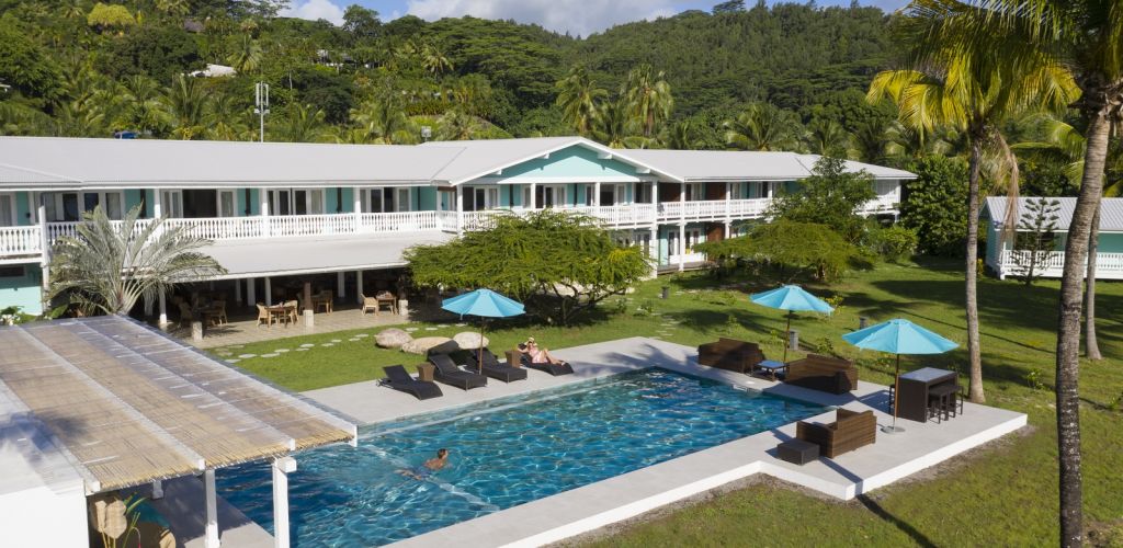 Hotel Raiatea Lodge - Luftaufnahme - Tahiti