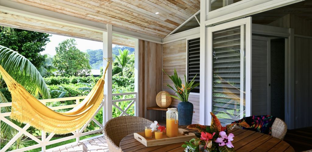 Pension Fare Vavae Raiatea - Tropischer Bungalow - Tahiti