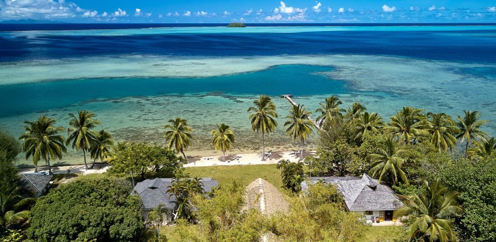 Hotel Atiapiti Raiatea - Luftaufnahme - Tahiti