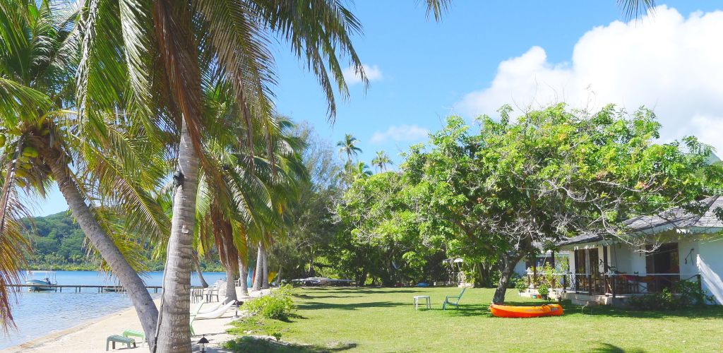 Hotel Atiapiti Raiatea - Garten - Tahiti