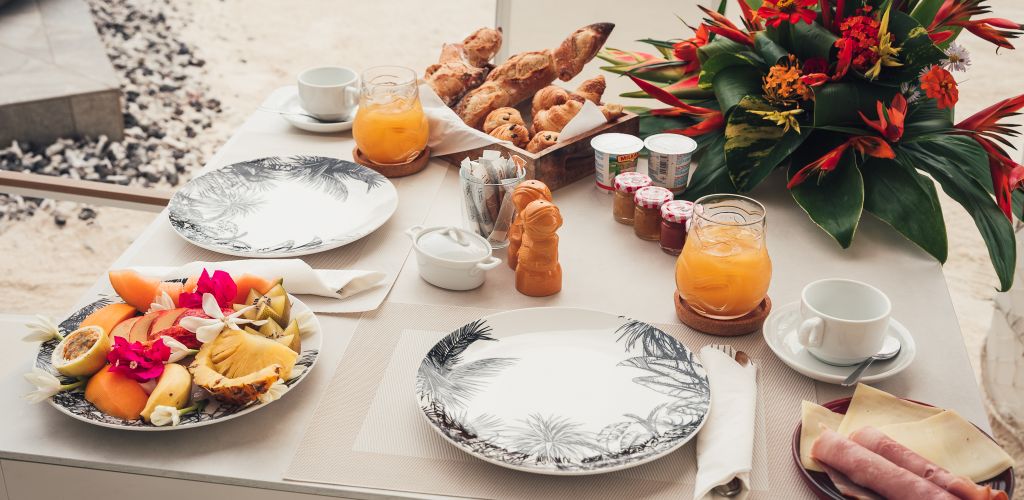 Pension Irivai Raiatea - Frühstück - Tahiti