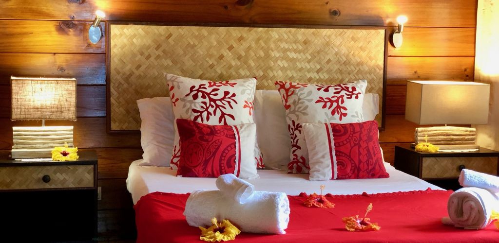 Pension Le Sunset Beach Raiatea - Schlafzimmer - Tahiti
