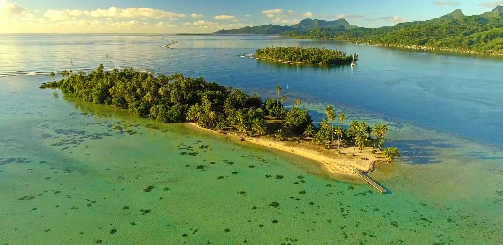 Pension Villa Ixora Raiatea - Luftaufnahme - Tahiti