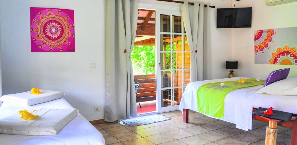 Pension Villa Ixora Raiatea - Schlafzimmer - Tahiti
