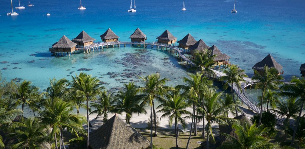Hotel Kia Ora Resort & Spa Rangiroa - Luftaufnahme - Tahiti
