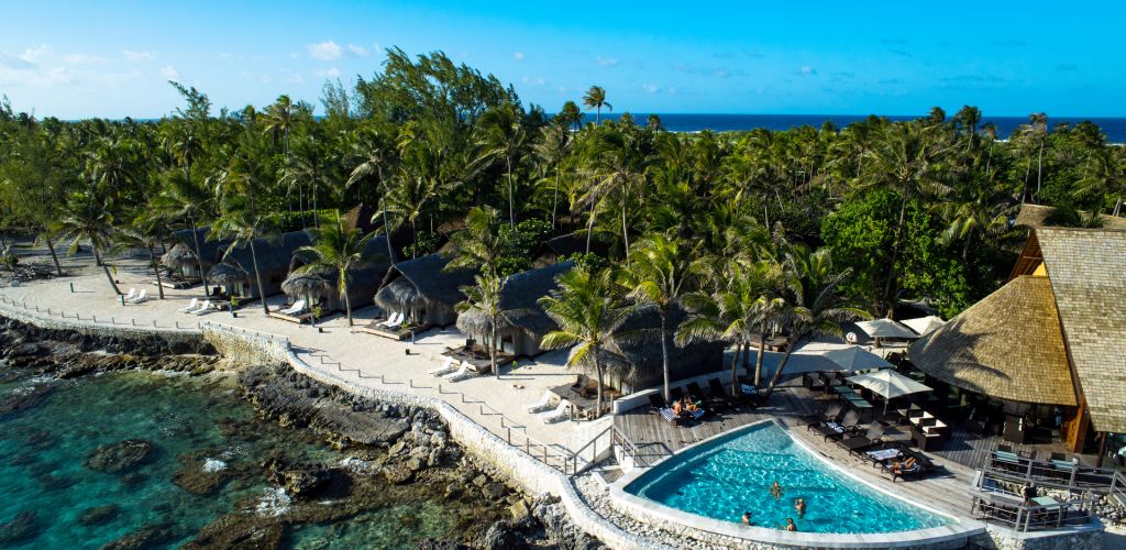 Hotel Maitai Rangiroa - Luftaufnahme - Tahiti