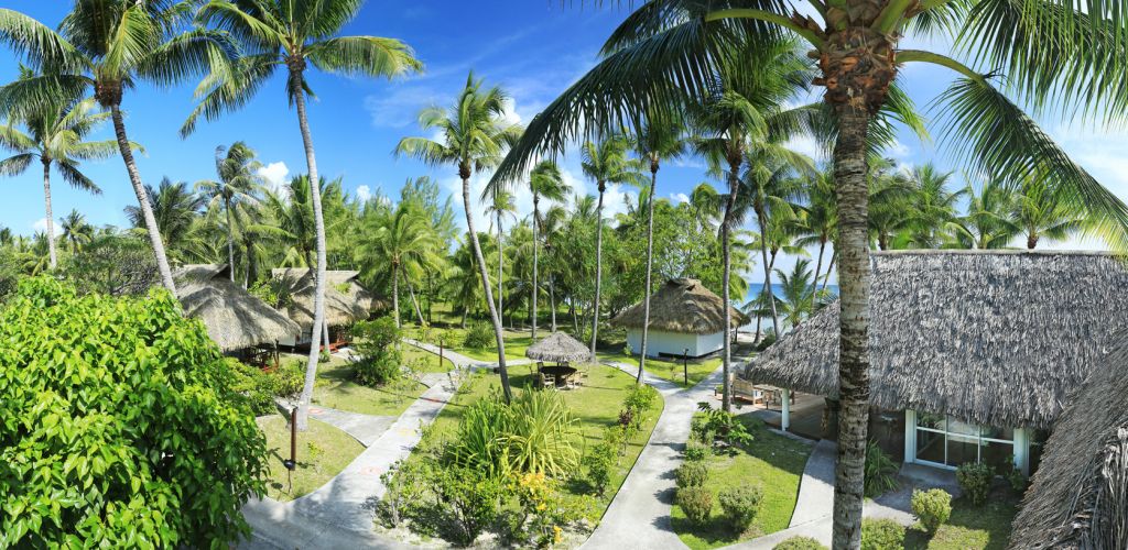 Pension Raira Lagon Rangiroa - Garten - Tahiti