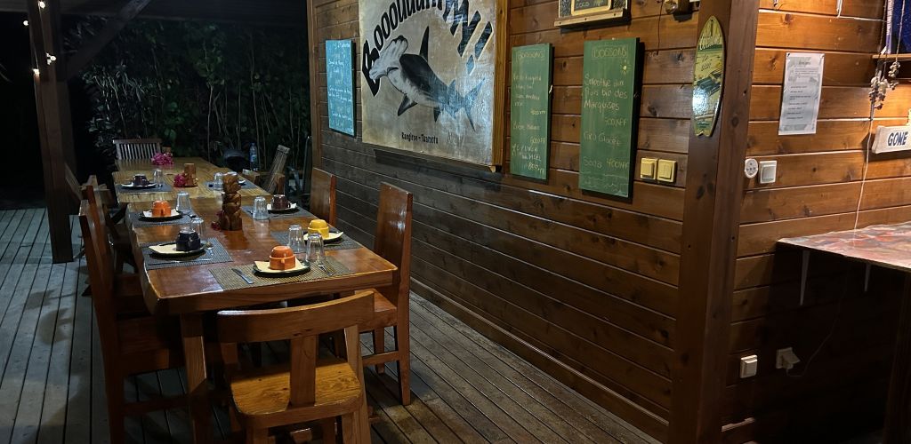 Pension Bounty Rangiroa - Essbereich - Tahiti