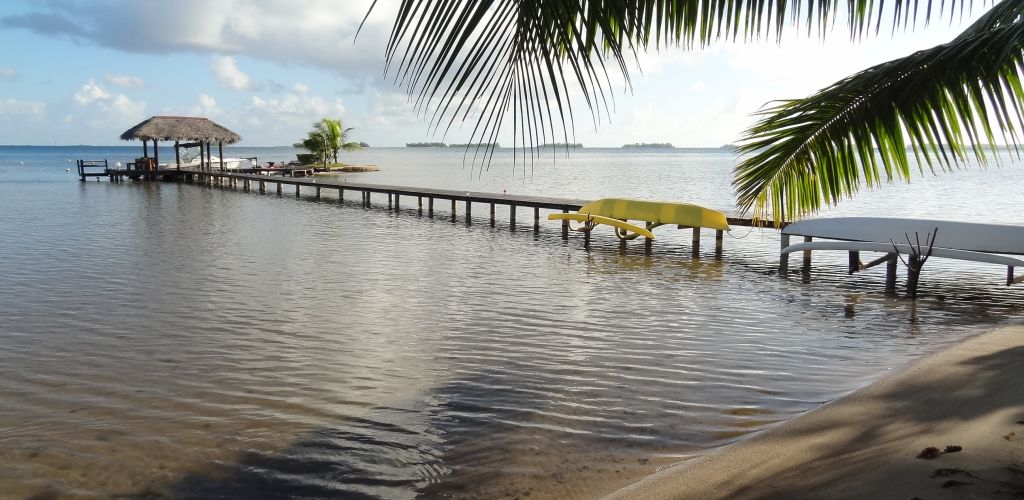 Hotel Fare Pea Iti Taha'a - Steg - Tahiti