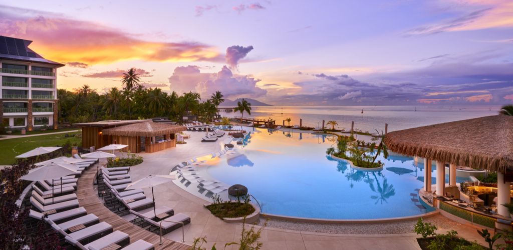 Hotel Hilton Tahiti Resort - Poolbereich - Tahiti