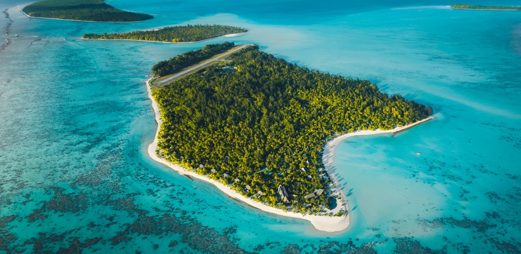 Hotel The Brando - Luftaufnahme - Tahiti