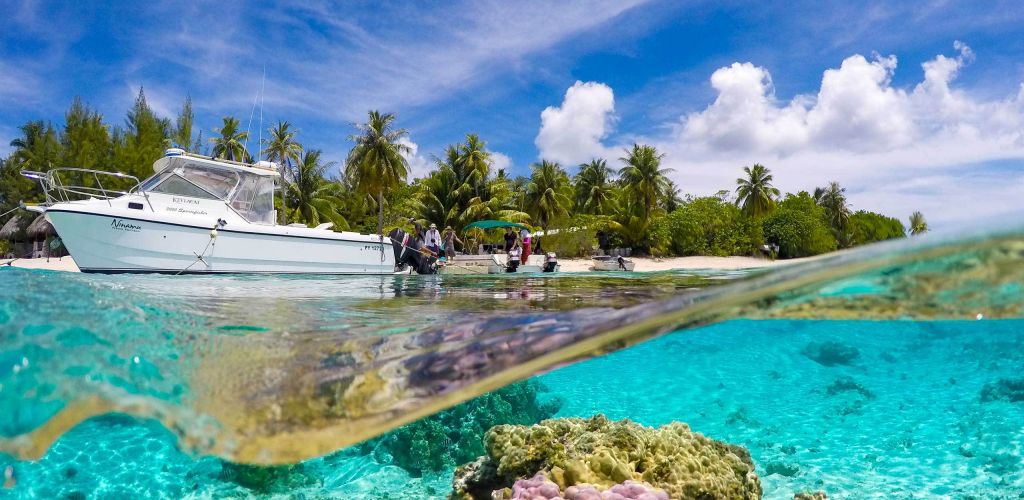 Hotel Ninamu Resort Tikehau - Boot - Tahiti