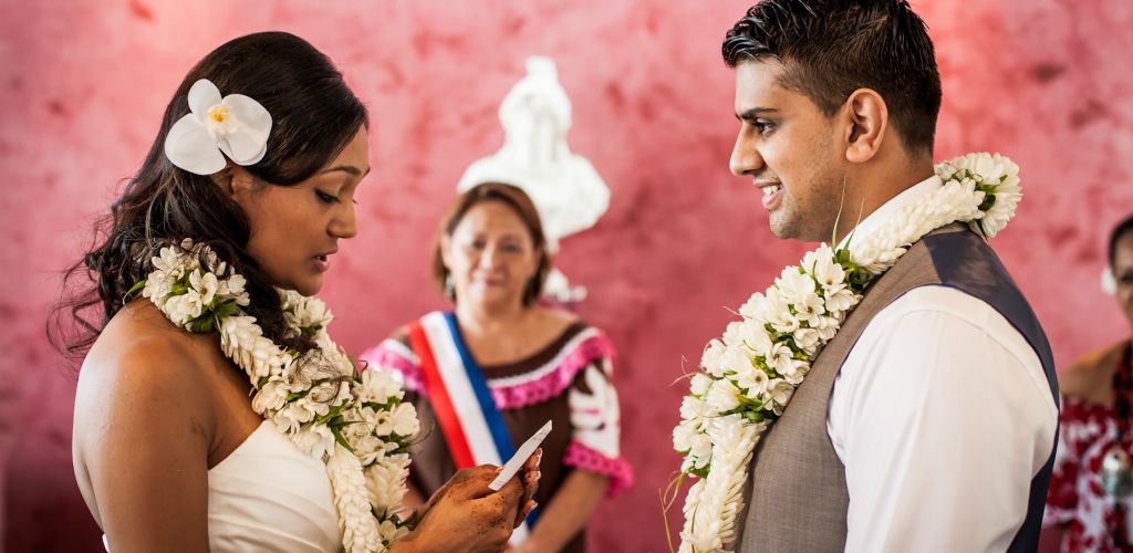 Heiraten Tahiti - Brautpaar - Tahiti