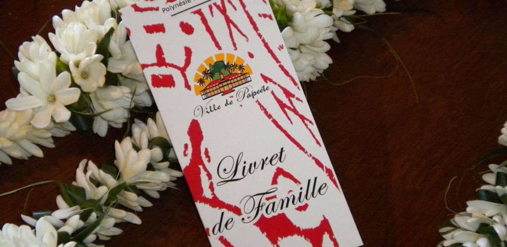Heiraten Tahiti - Familienbuch - Tahiti