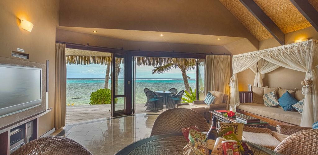 Hotel Rumours Luxury Villas & Spa Rarotonga - Strandvilla innen - Cook Inseln
