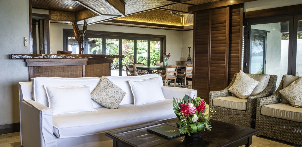 Hotel Te Manava Luxury Villas & Spa Rarotonga - Wohnzimmer - Cook Inseln
